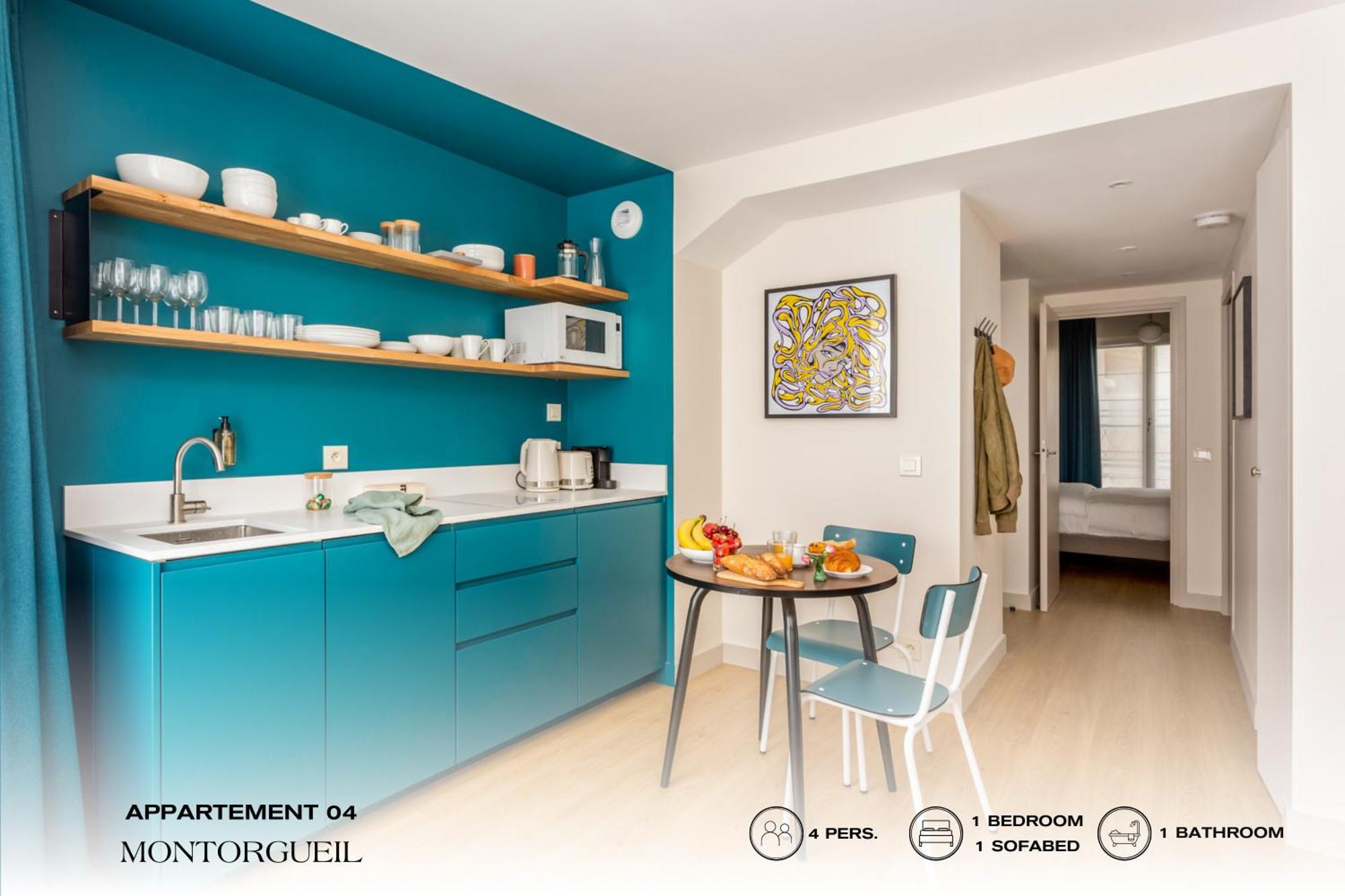 Apartmán Beauquartier - Montorgueil Paříž Exteriér fotografie