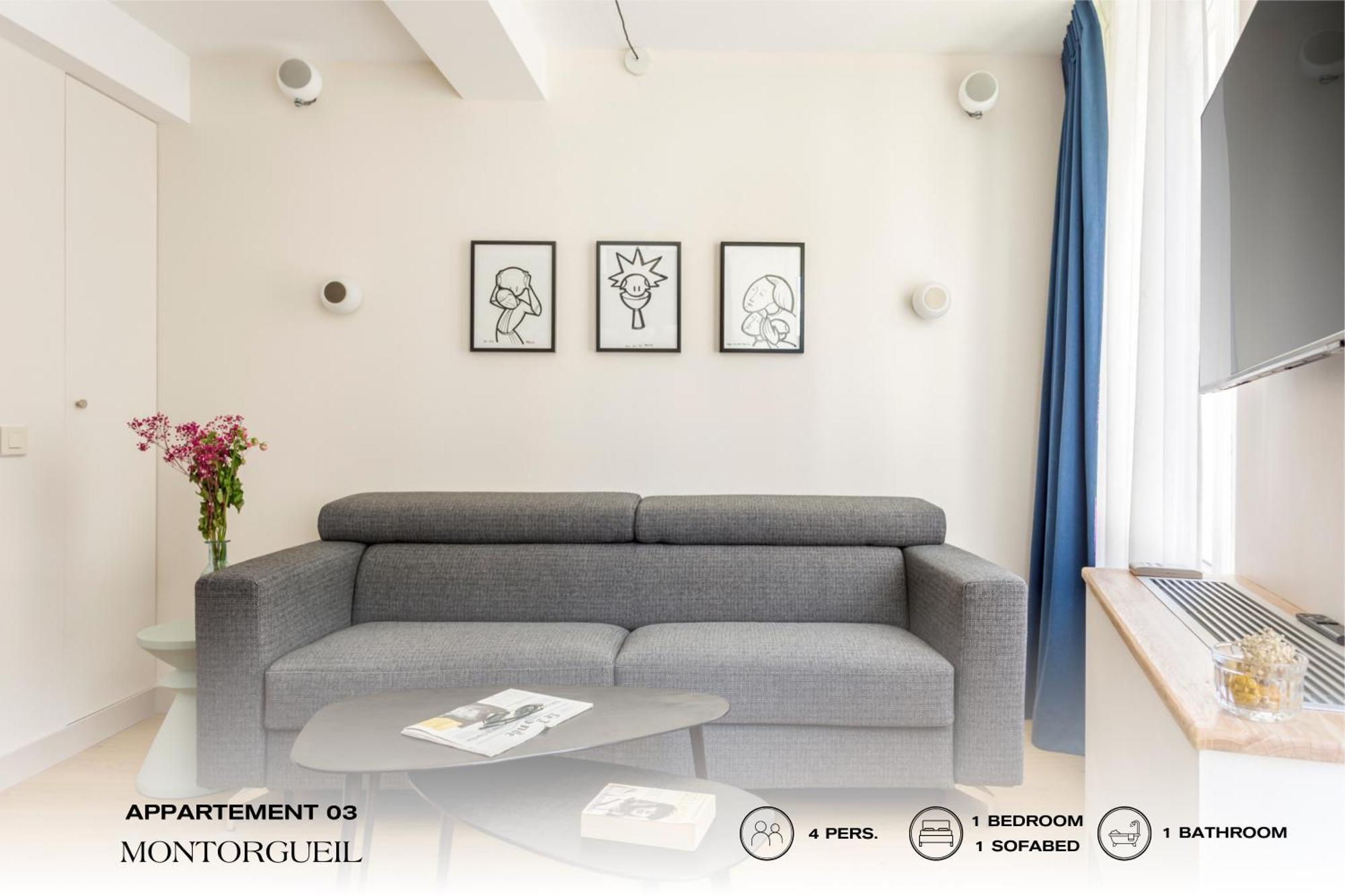 Apartmán Beauquartier - Montorgueil Paříž Exteriér fotografie