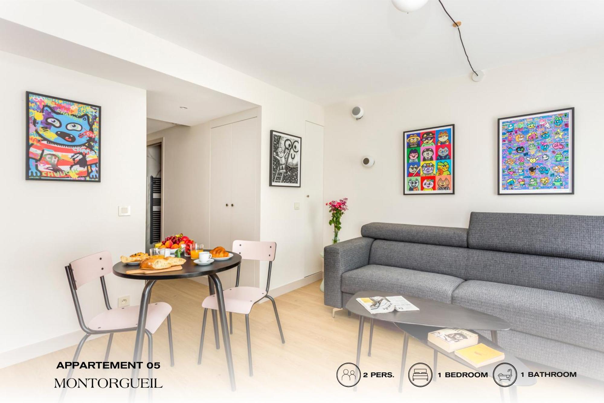 Apartmán Beauquartier - Montorgueil Paříž Exteriér fotografie