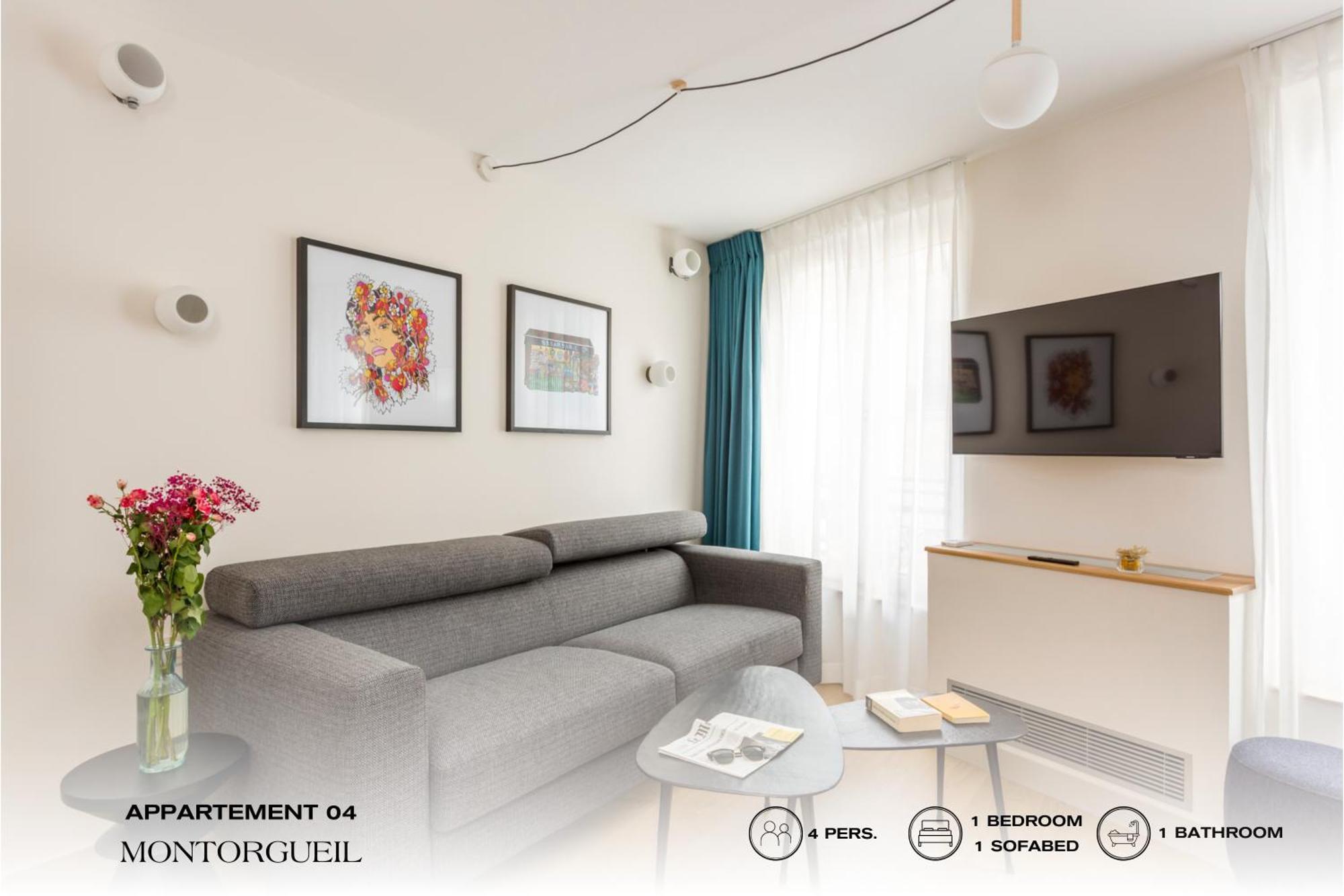 Apartmán Beauquartier - Montorgueil Paříž Exteriér fotografie
