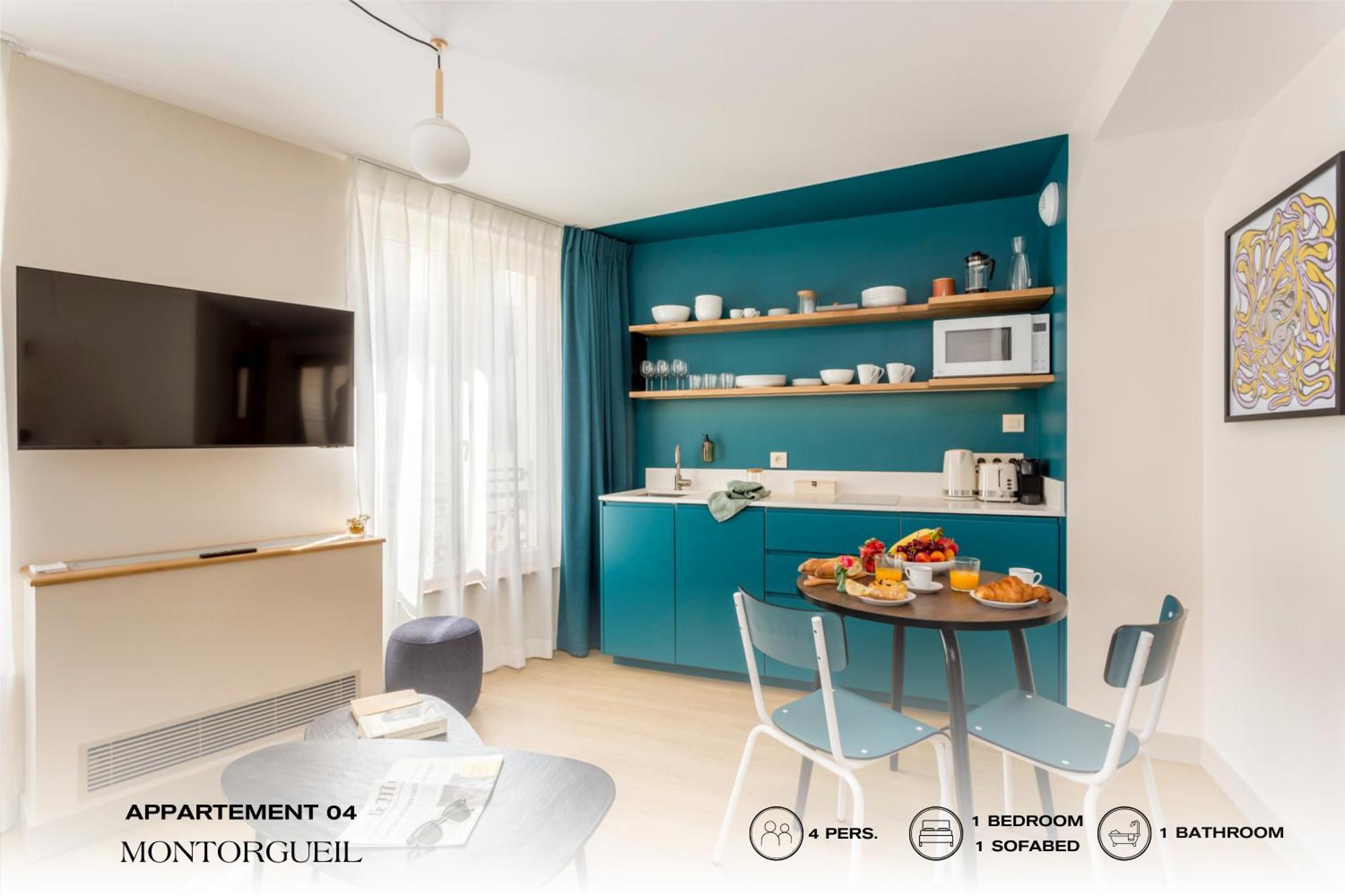 Apartmán Beauquartier - Montorgueil Paříž Exteriér fotografie