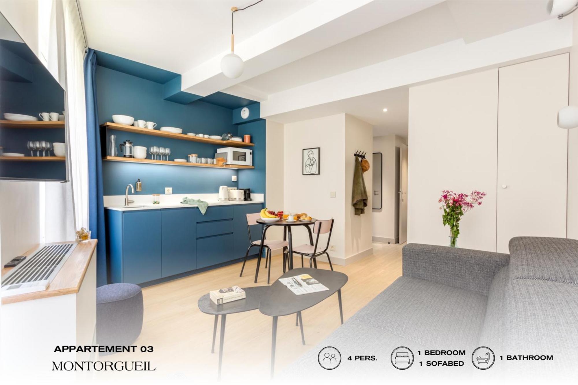 Apartmán Beauquartier - Montorgueil Paříž Exteriér fotografie