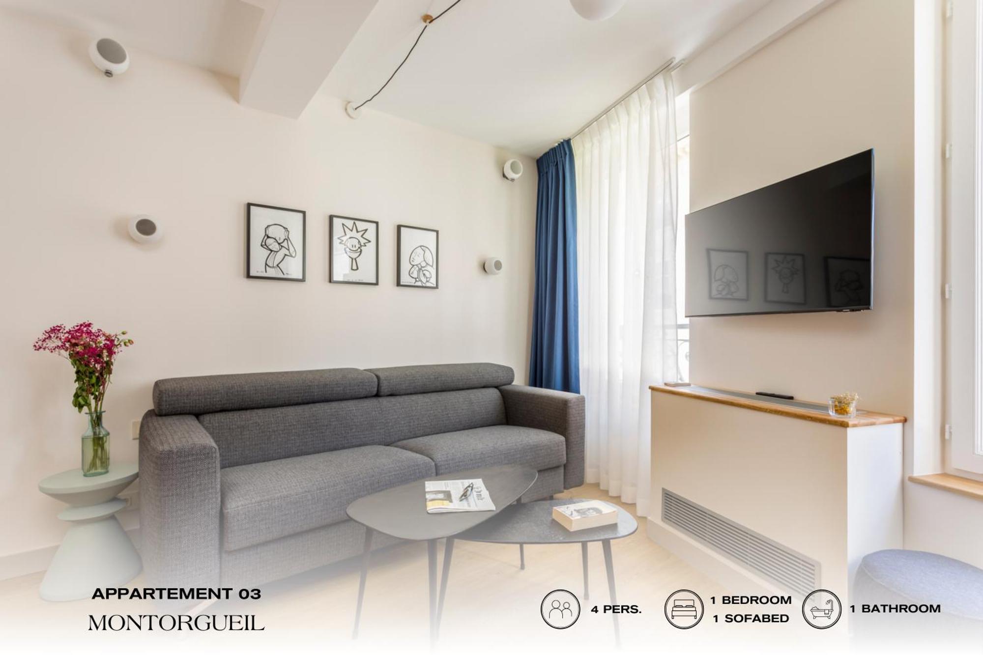 Apartmán Beauquartier - Montorgueil Paříž Exteriér fotografie