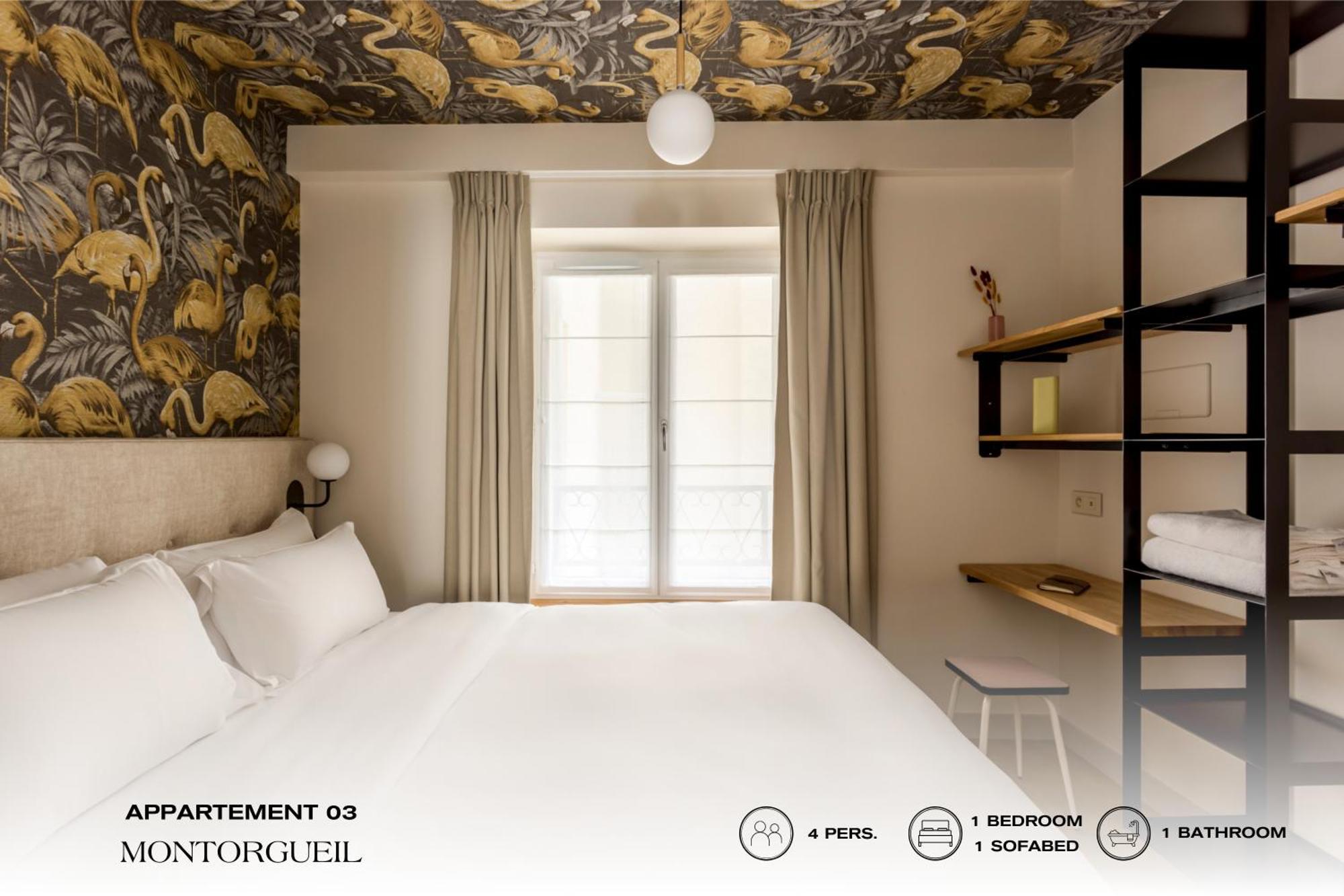 Apartmán Beauquartier - Montorgueil Paříž Exteriér fotografie