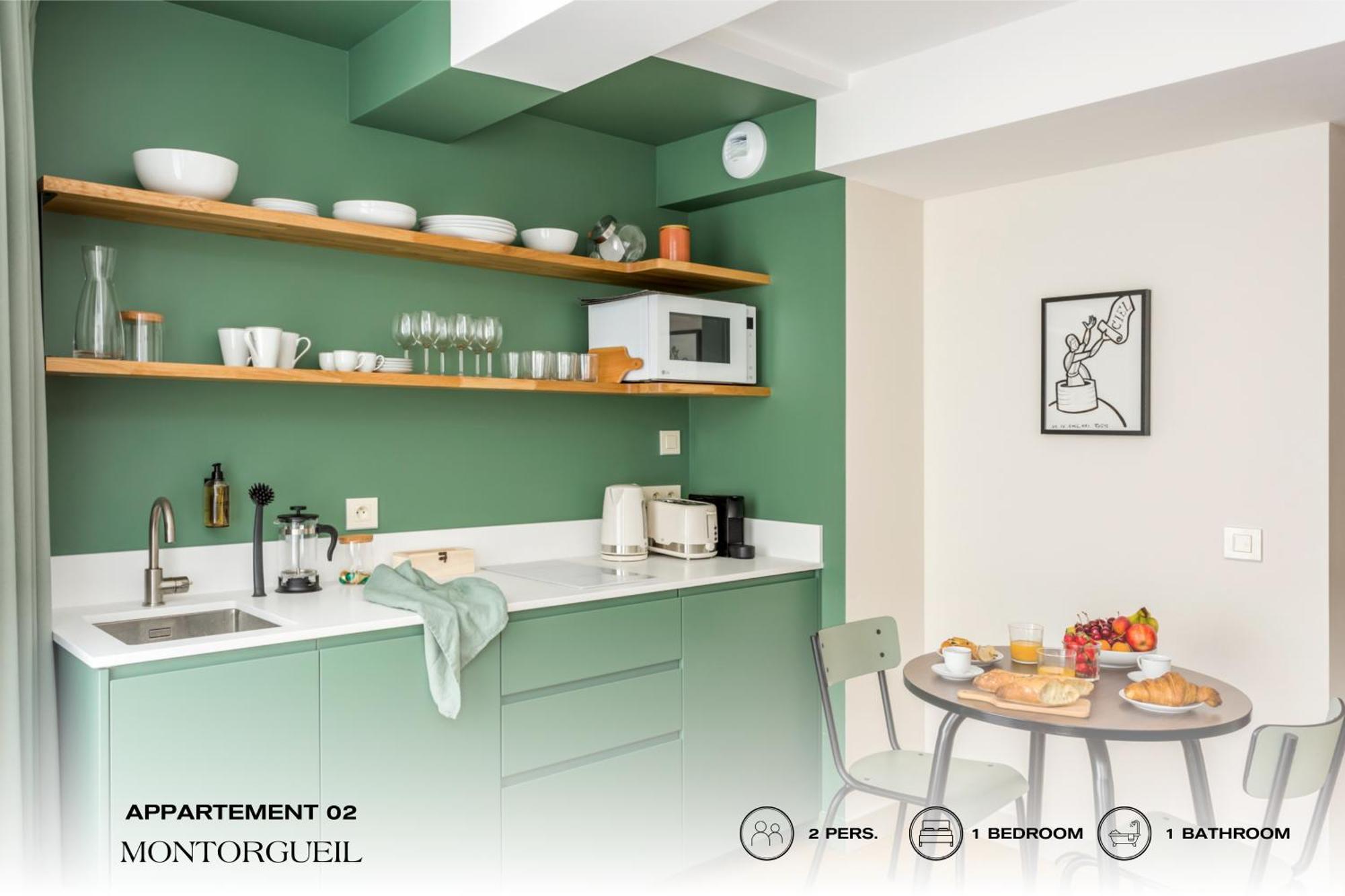 Apartmán Beauquartier - Montorgueil Paříž Exteriér fotografie