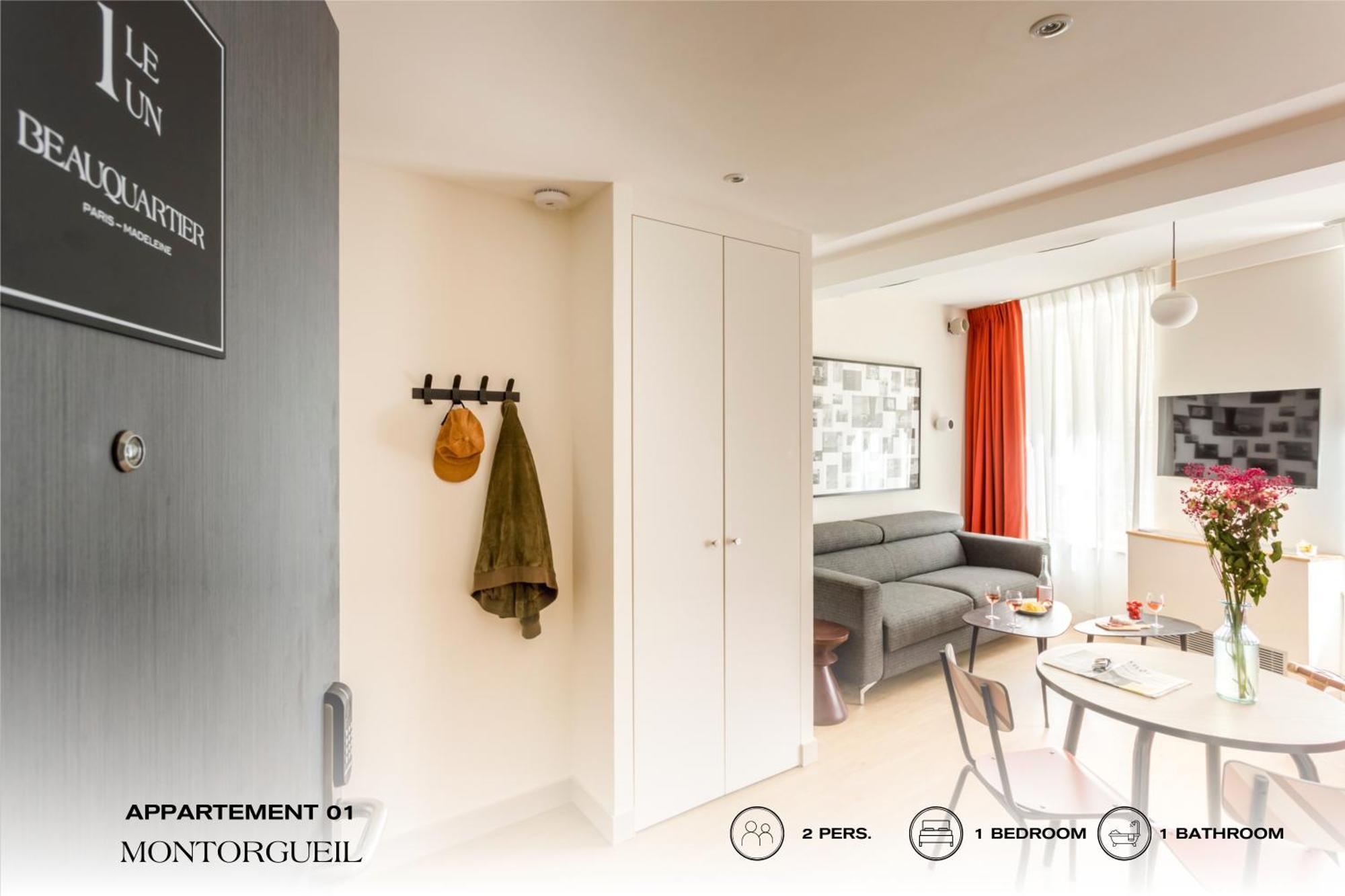 Apartmán Beauquartier - Montorgueil Paříž Exteriér fotografie